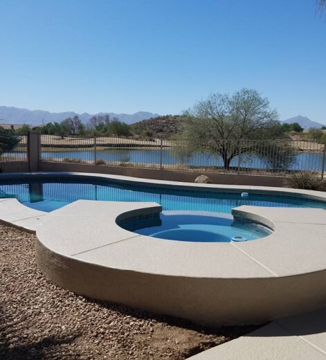 Custom Pool Built in Phoenix AZ
